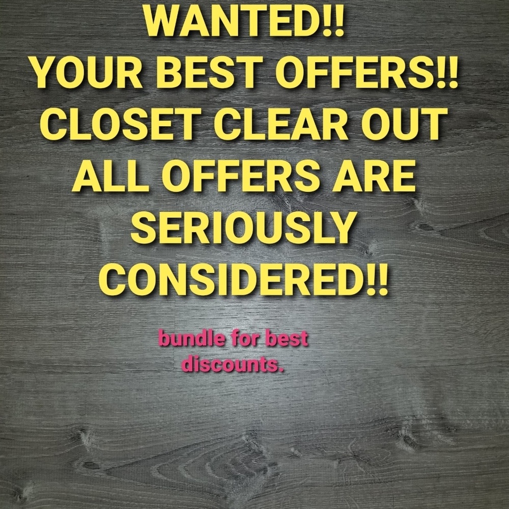 BUNDLE DEALS!!